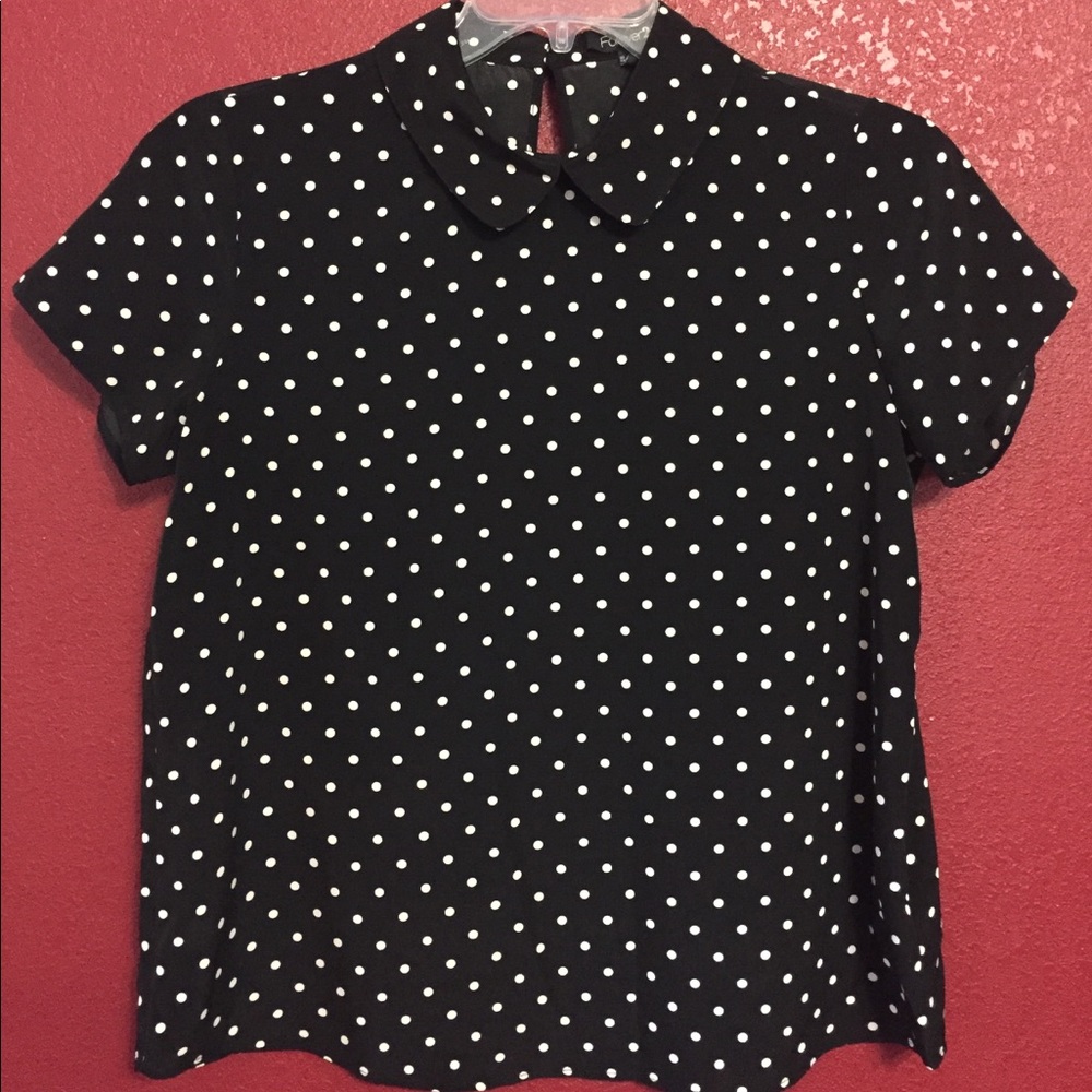 Forever 21 Polka Dot Top - Size M